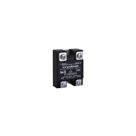 Crydom Solid State Relays - Industrial Mount Ssr Relay, Panel Mount, Ip00, 660Vac/50A, Dc In, Zero Cross, H12WD4850PGH